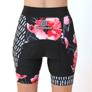Painted Poppies Cycling Shorts