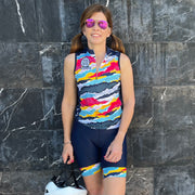 Velorosa-Active-Camo-Womens-Cycling-Tank-Shorts