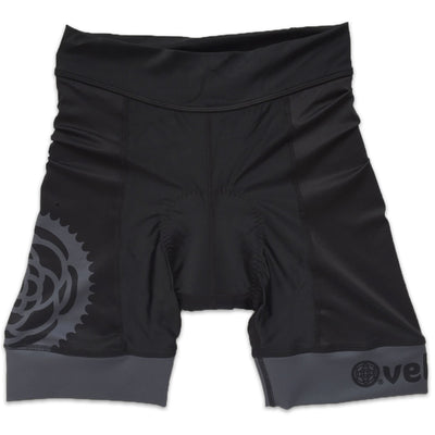 Basics Collection Women's Cycling Shorts Black Front