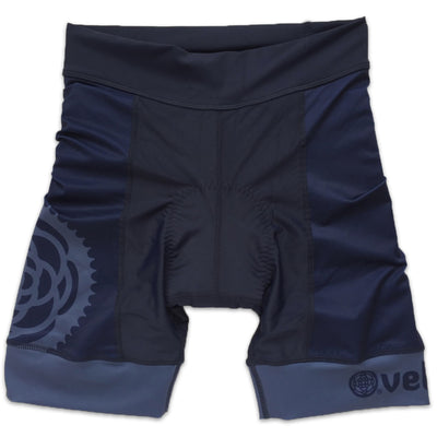 Basics Collection Women's Cycling Shorts Navy Front