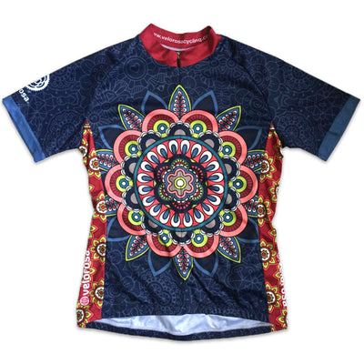 Mandala Women's Short-Sleeved Cycling Jersey Front