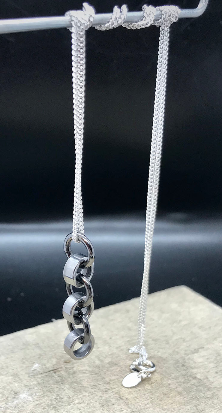 Rylie Necklace with Sterling Sliver Chain