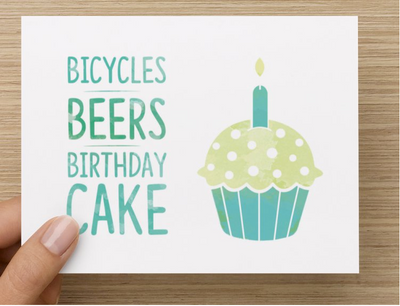 Bicycle Greeting Cards Bundle
